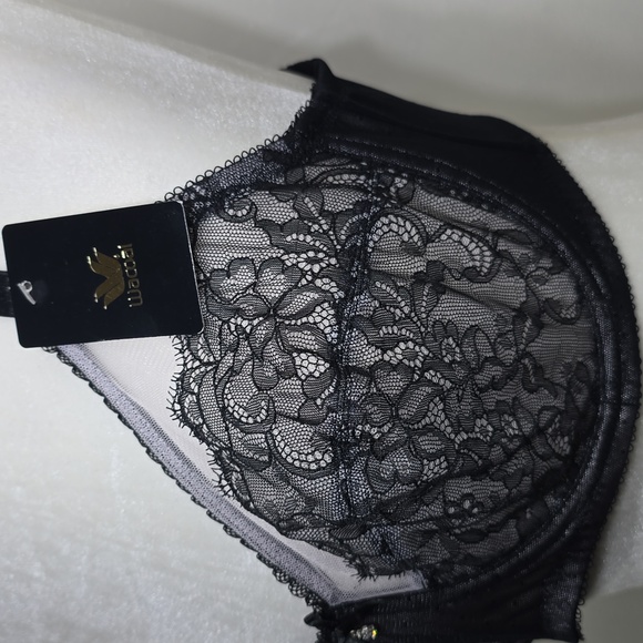 Wacoal Sheer Black Lace 38C Bra - Picture 3 of 9